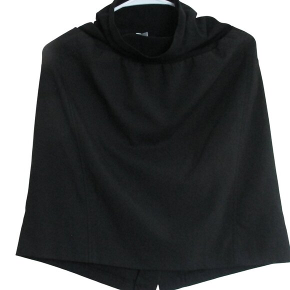 Motherhood Maternity Knee Length Skirt‎ Womens Large Black Back Slit Elastic - Picture 1 of 4